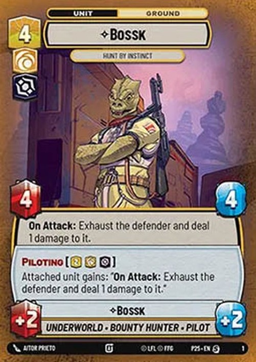 Star Wars Unlimited Bossk, Hunt By Instinct (V.1)