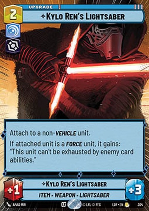 Star Wars Unlimited Kylo Ren's Lightsaber