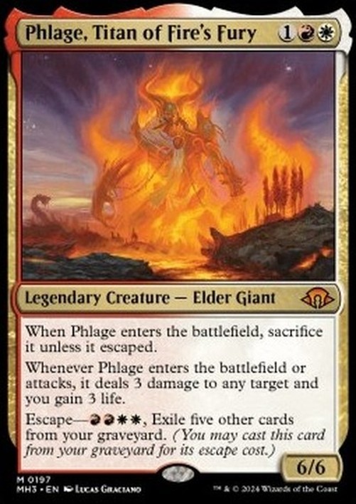 Magic: The Gathering Phlage, Titan of Fire's Fury
