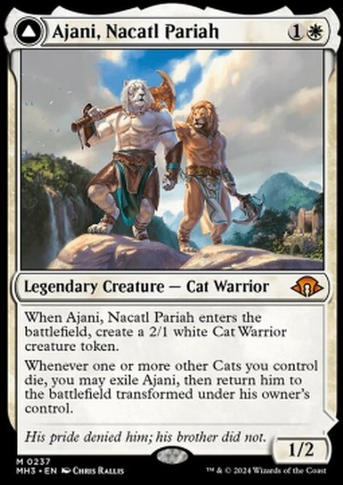 Magic: The Gathering Ajani, Nacatl Pariah // Ajani, Nacatl Avenger