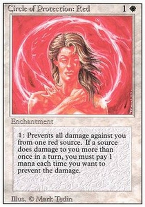 Magic: The Gathering Circle of Protection: Red