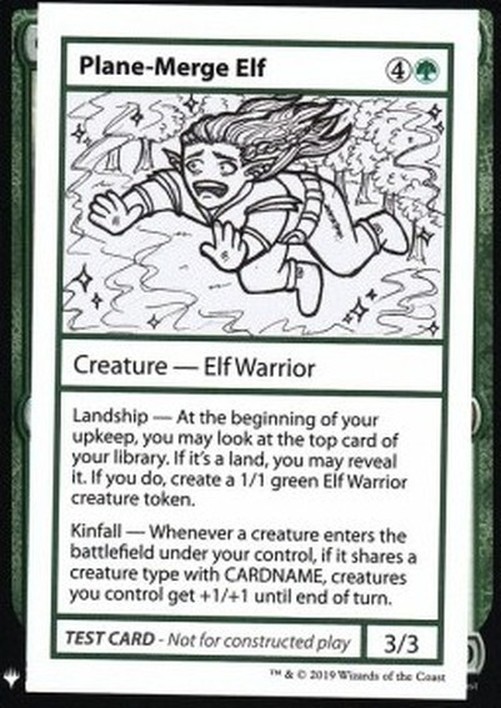 Magic: The Gathering Plane-Merge Elf (V.1)
