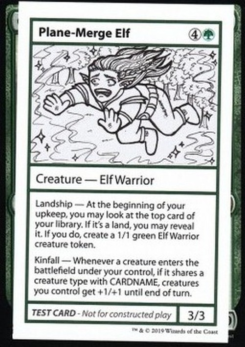 Magic: The Gathering Plane-Merge Elf (V.2)