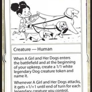 Magic: The Gathering A Girl and Her Dogs