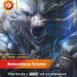 Riftbound OGN Volibear, Relentless Storm (V.2 - Showcase)