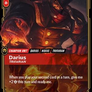 Riftbound OGN Darius, Trifarian (V.2 - Showcase)