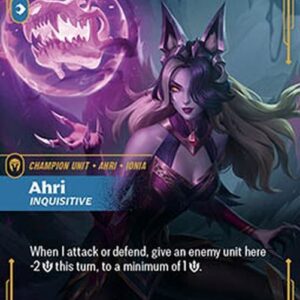 Riftbound OGN Ahri, Inquisitive (V.2 - Showcase)