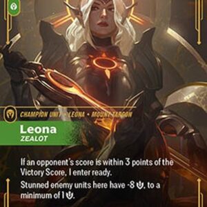 Riftbound OGN Leona, Zealot (V.2 - Showcase)