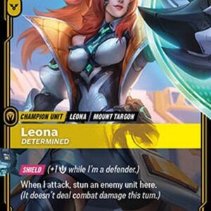 Riftbound OGN Leona, Determined (V.2 - Showcase)