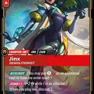 Riftbound OGN Jinx, Demolitionist (V.2 - Showcase)