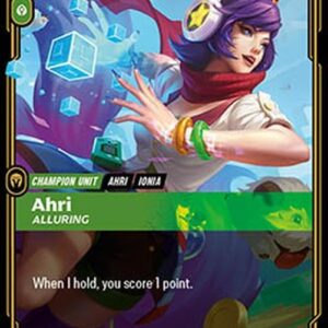 Riftbound OGN Ahri, Alluring (V.2 - Showcase)
