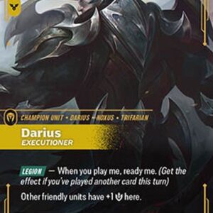 Riftbound OGN Darius, Executioner (V.2 - Showcase)