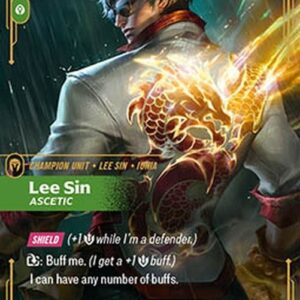 Riftbound OGN Lee Sin, Ascetic (V.2 - Showcase)