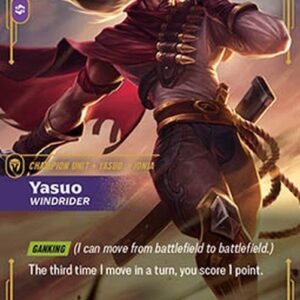 Riftbound OGN Yasuo, Windrider (V.2 - Showcase)