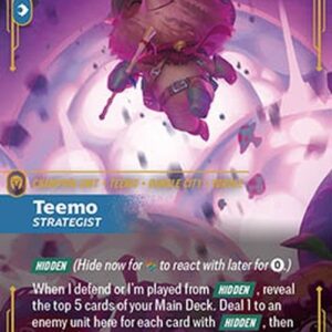 Riftbound OGN Teemo, Strategist (V.1 - Epic)