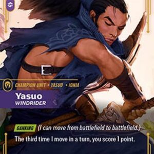 Riftbound OGN Yasuo, Windrider (V.1 - Epic)