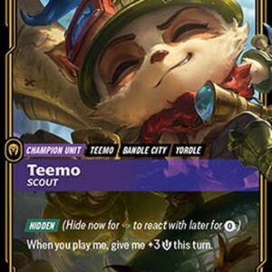 Riftbound OGNX Teemo, Scout (V.1 - Rare)