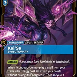 Riftbound OGN Kai'Sa, Evolutionary (V.1 - Rare)
