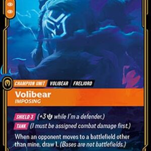 Riftbound OGN Volibear, Imposing (V.1 - Rare)