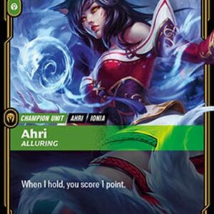 Riftbound OGN Ahri, Alluring (V.1 - Rare)
