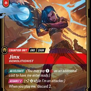 Riftbound OGN Jinx, Demolitionist (V.1 - Rare)
