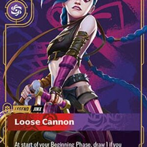 Riftbound OGN Jinx, Loose Cannon (V.1 - Rare)