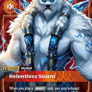 Riftbound OGN Volibear, Relentless Storm (V.1 - Rare)
