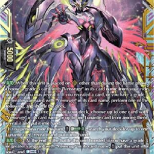 Cardfight!! Vanguard DZ-The Third Mythisch, "Heljasstvinr" Helgvarr [D-Format] (V.2 - Double Frame Rare)