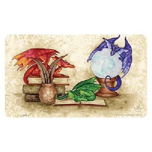 Magic: The Gathering Old Masters: Amy Brown "Dragons in Library" Playmat