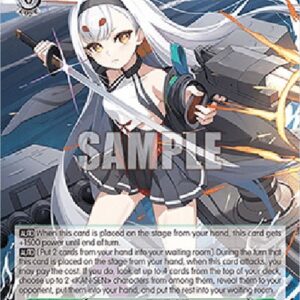 Weiß Schwarz AZL/119 Destroyer, Shimakaze (V.1 - Double Rare)
