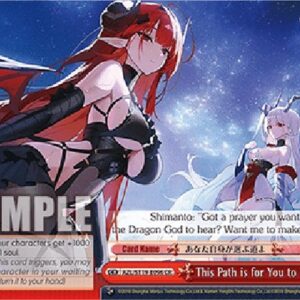 Weiß Schwarz AZL/119 This Path is for You to Decide (V.1 - Climax Rare)