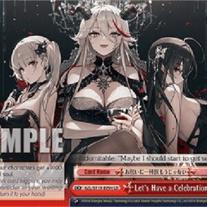 Weiß Schwarz AZL/119 Let's Have a Celebration Drink (V.1 - Climax Rare)