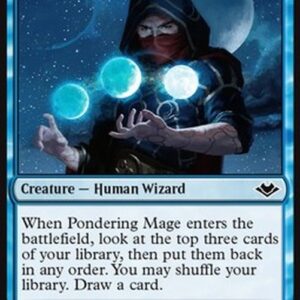 Magic: The Gathering Pondering Mage