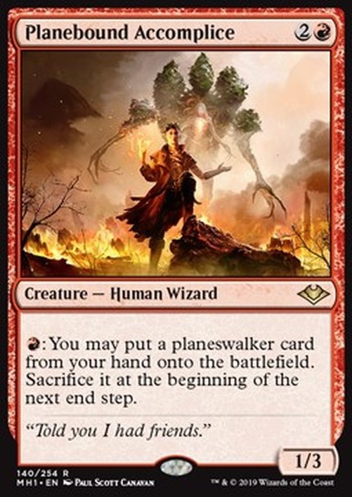 Magic: The Gathering Planebound Accomplice N/A