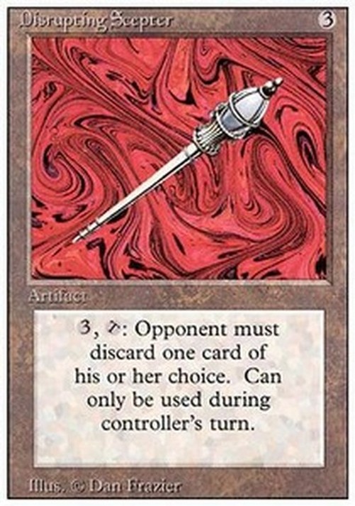 Magic: The Gathering Disrupting Scepter