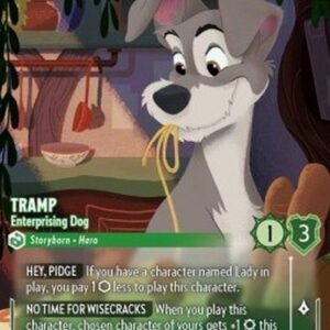 Lorcana 7ARI Tramp - Enterprising Dog (V.2)