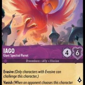 Lorcana 7ARI Iago - Giant Spectral Parrot
