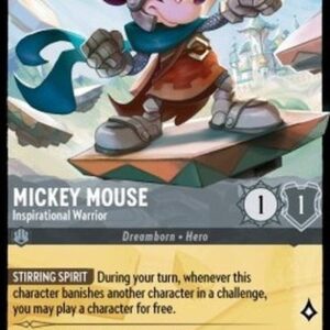 Lorcana 7ARI Mickey Mouse - Inspirational Warrior (V.1)