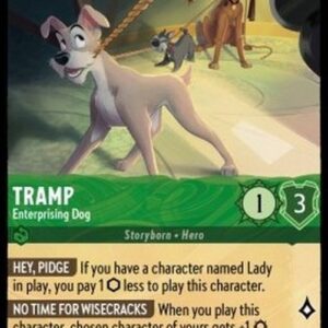 Lorcana 7ARI Tramp - Enterprising Dog (V.1)
