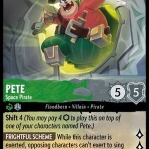 Lorcana 7ARI Pete - Space Pirate