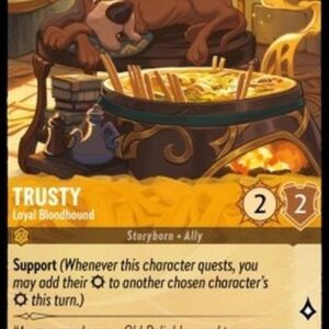 Lorcana 7ARI Trusty - Loyal Bloodhound