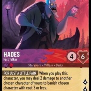 Lorcana 7ARI Hades - Fast Talker