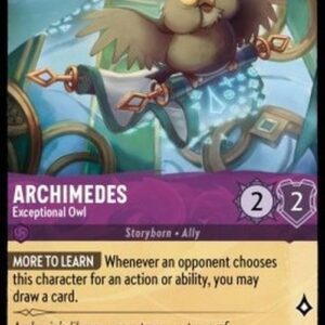 Lorcana 7ARI Archimedes - Exceptional Owl