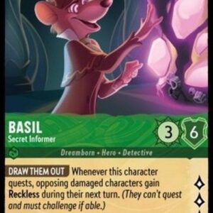 Lorcana 7ARI Basil - Secret Informer