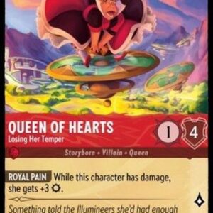 Lorcana 7ARI Queen of Hearts - Losing Her Temper