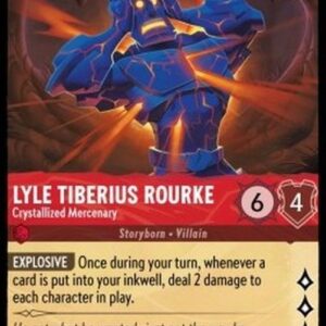Lorcana 7ARI Lyle Tiberius Rourke - Crystallized Mercenary
