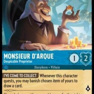 Lorcana 7ARI Monsieur D'Arque - Despicable Proprietor