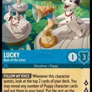 Lorcana 7ARI Lucky - Runt of the Litter