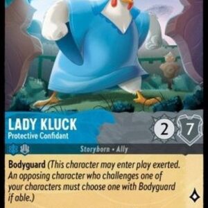 Lorcana 7ARI Lady Kluck - Protective Confidant