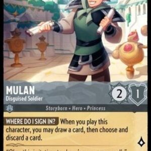 Lorcana Mulan - Disguised Soldier